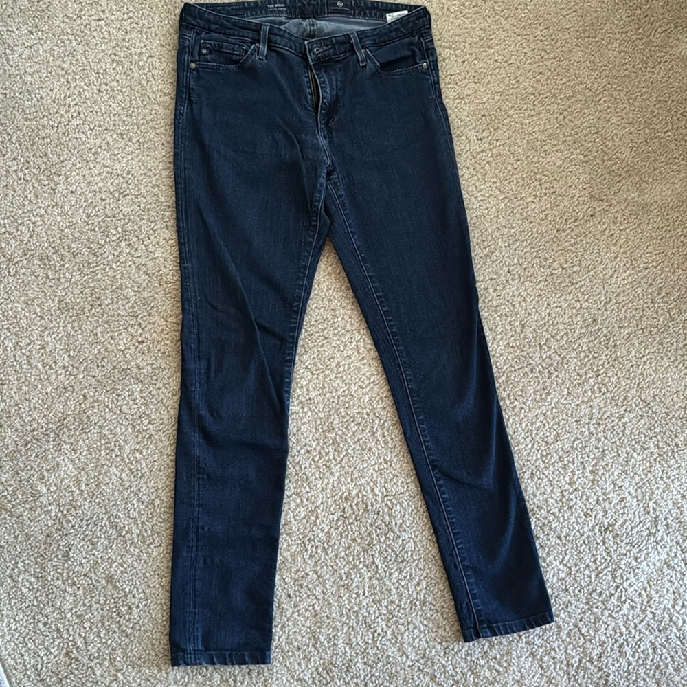 AG Adriano Goldschmied Women's Skinny Jeans - Dark Blue